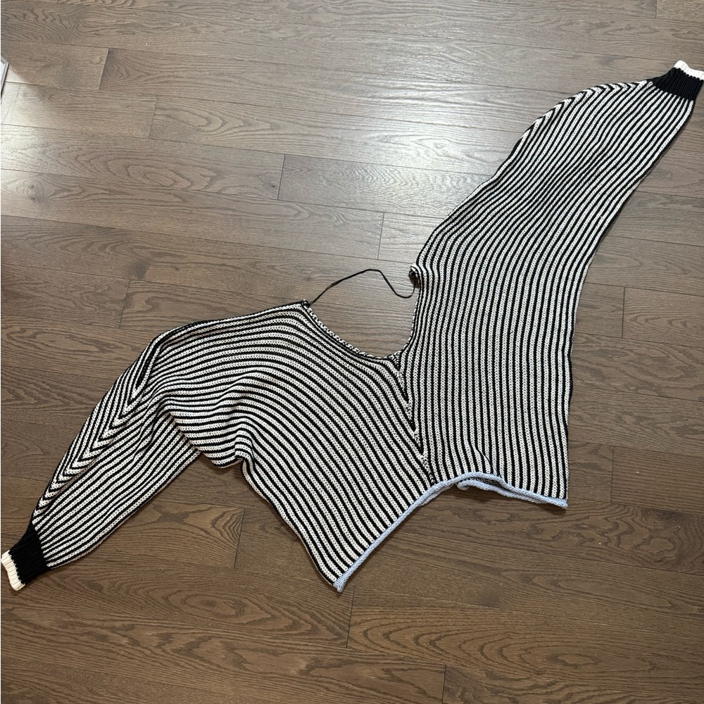 Urban Outfitters Striped Black and White Sweater